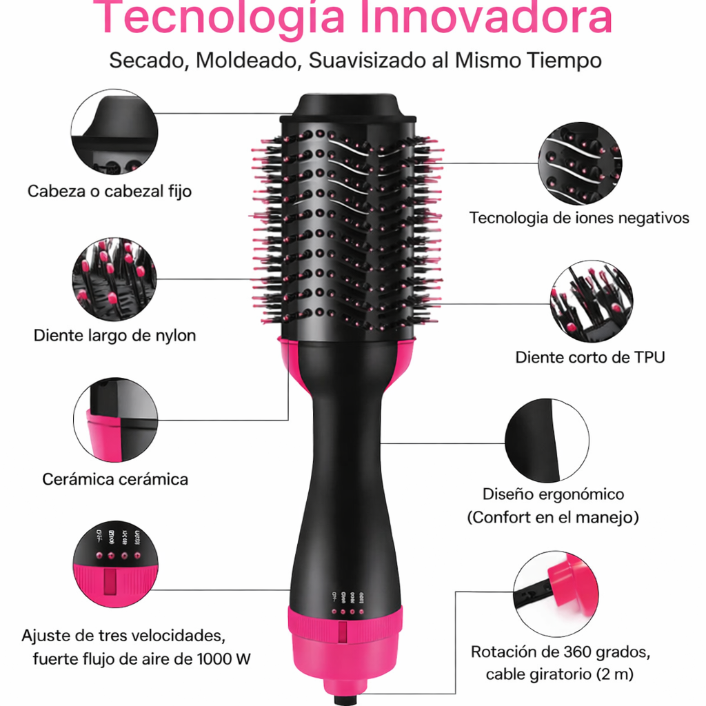 Volumizer ProBrush™: Secado y Volumen Profesional