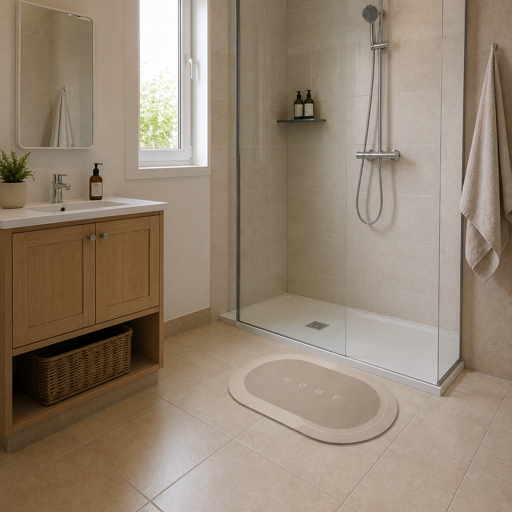 Alfombrilla de Baño AquaLisse Oval™