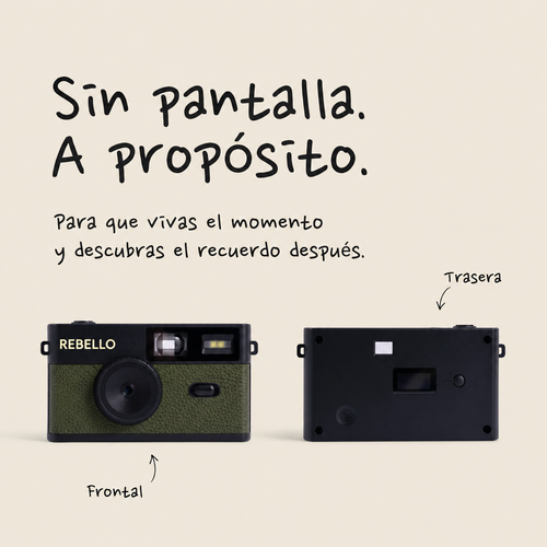 REBELLO™  Cámara Digital Retro