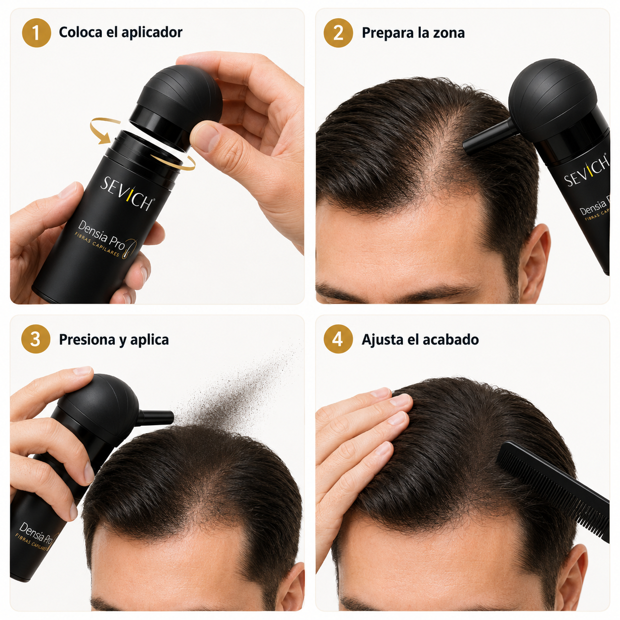 Fibras Densificadoras de Cabello Densia Pro™ con Aplicador