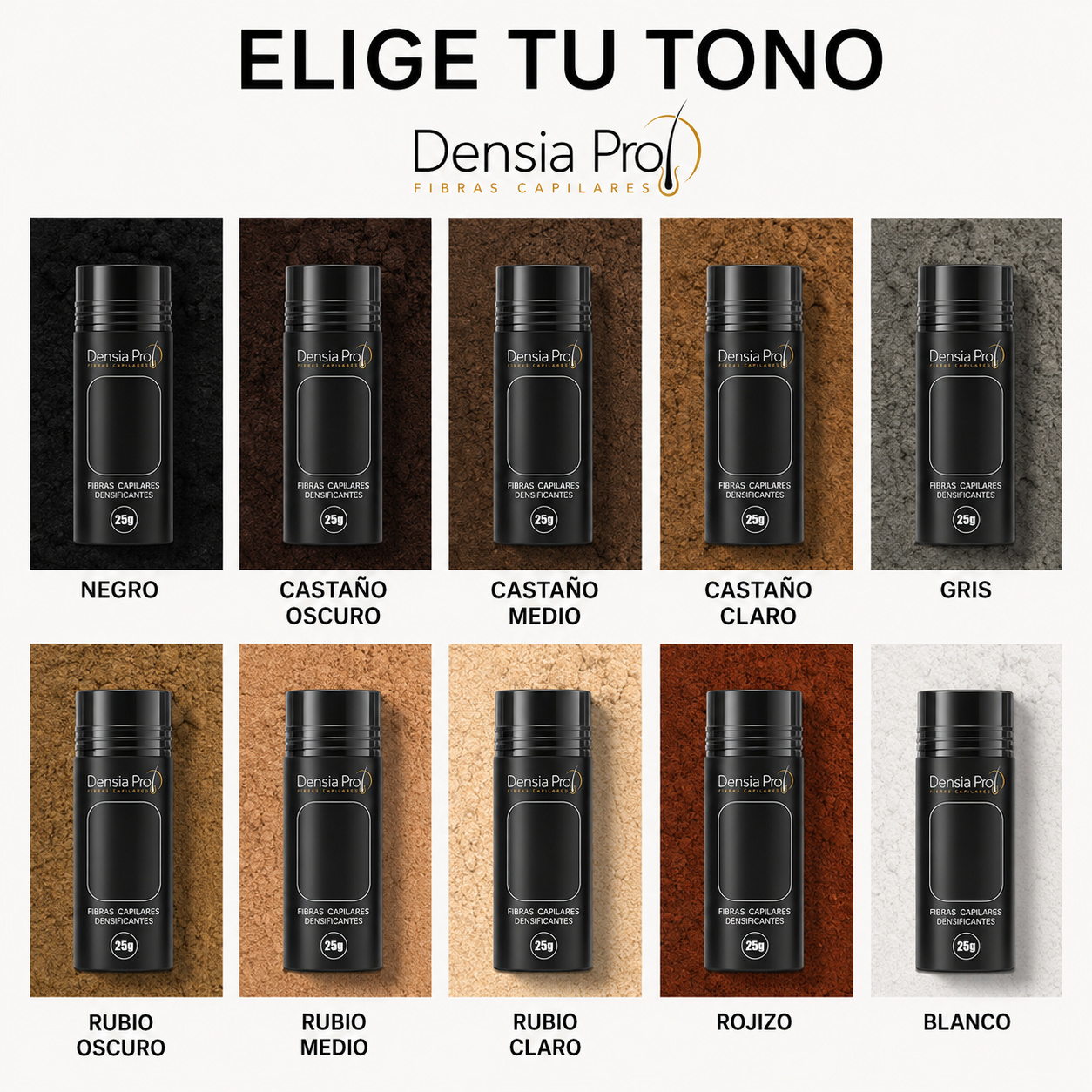 Fibras Densificadoras de Cabello Densia Pro™ con Aplicador