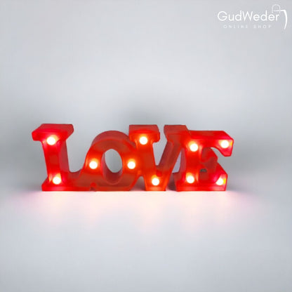 Decoración Love LED